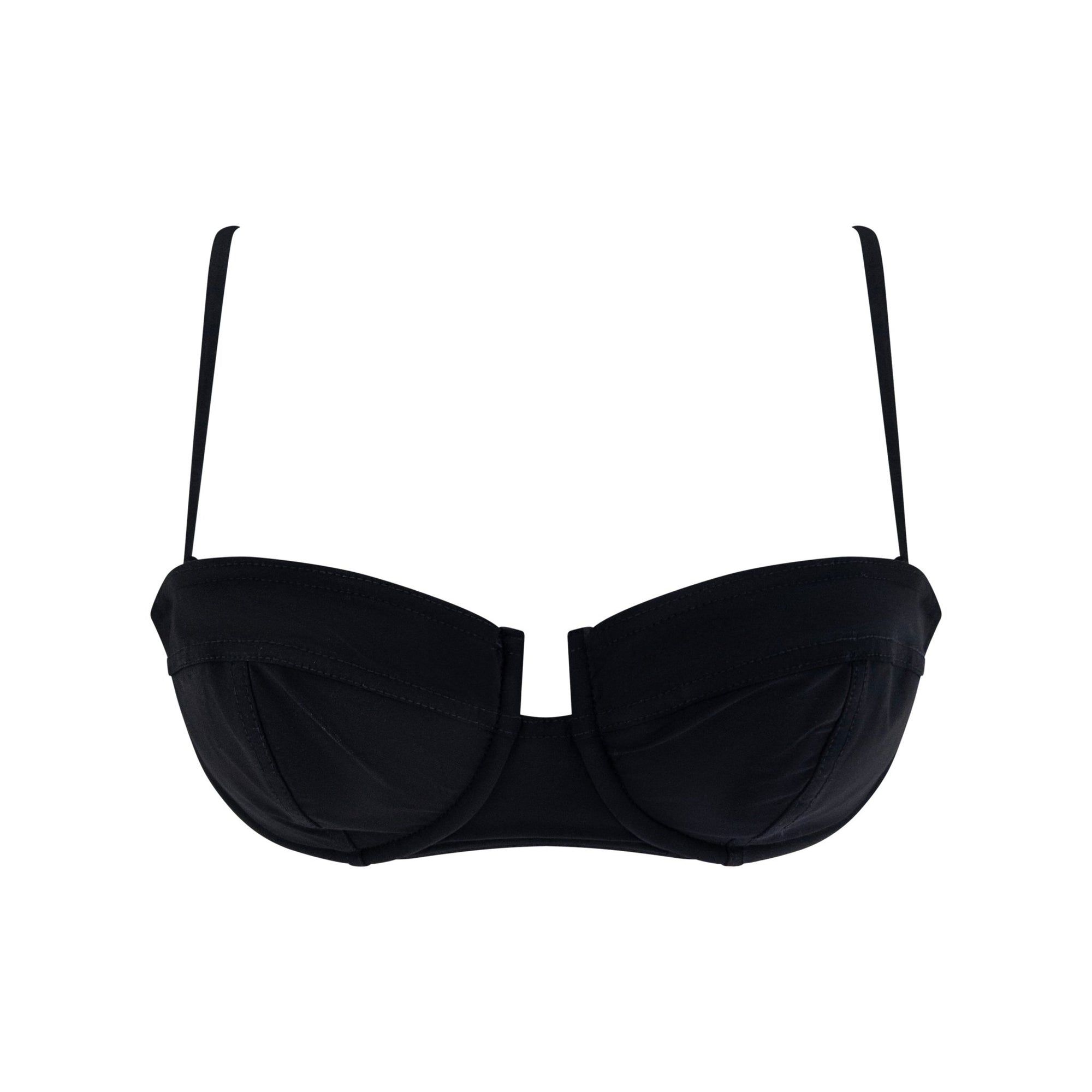 S/S 1999 Gucci by Tom Ford Black Bralette Bikini Swim Top - RealList
