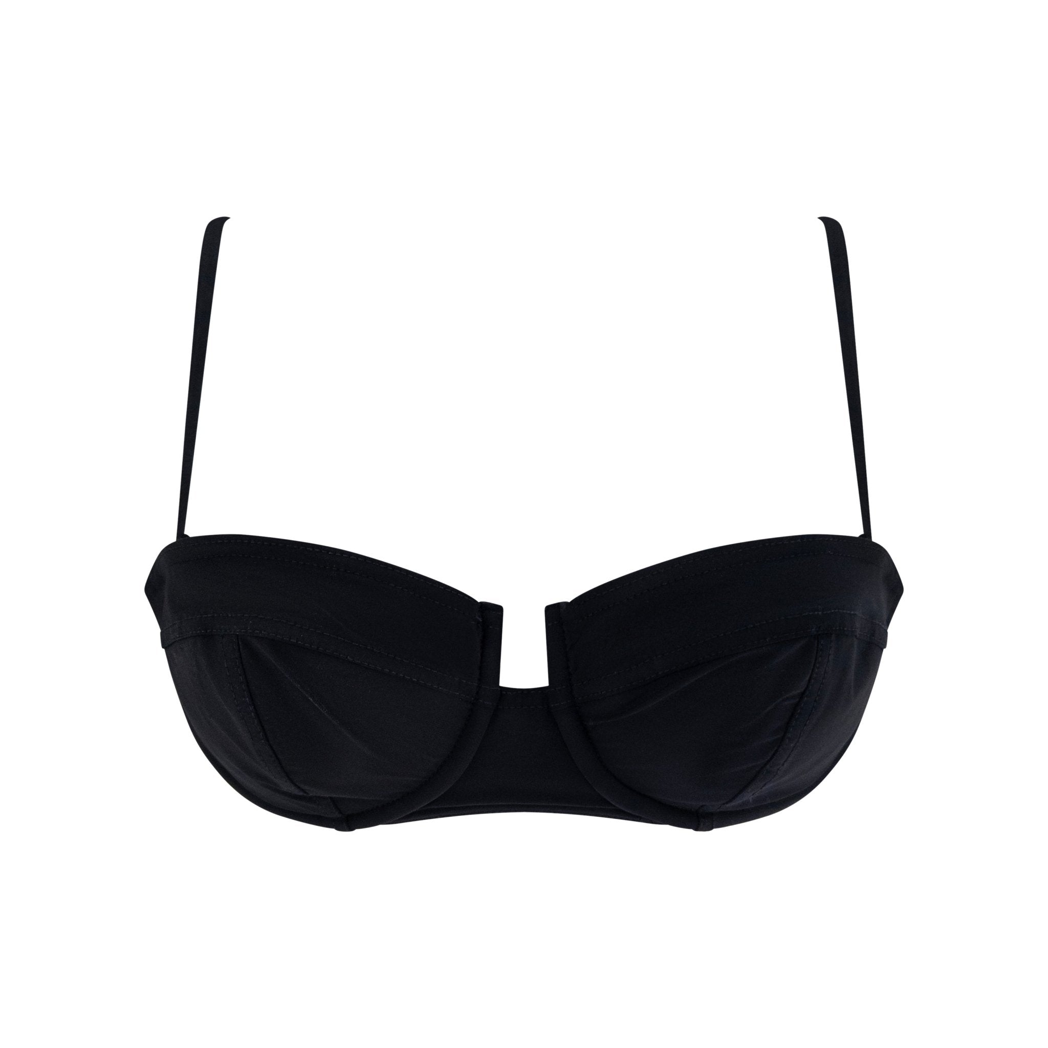 S/S 1999 Gucci by Tom Ford Black Bralette Bikini Swim Top - RealList