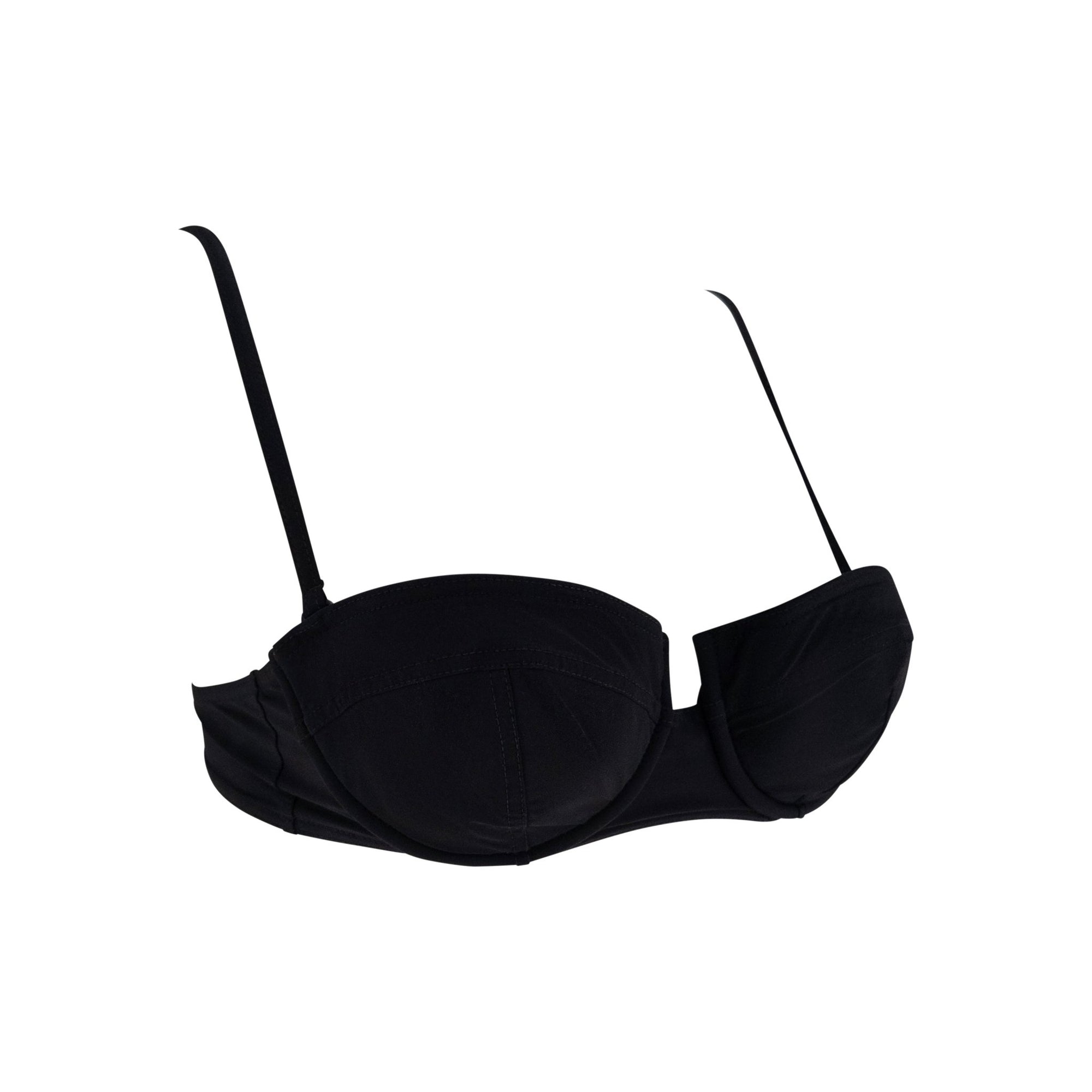 S/S 1999 Gucci by Tom Ford Black Bralette Bikini Swim Top - RealList