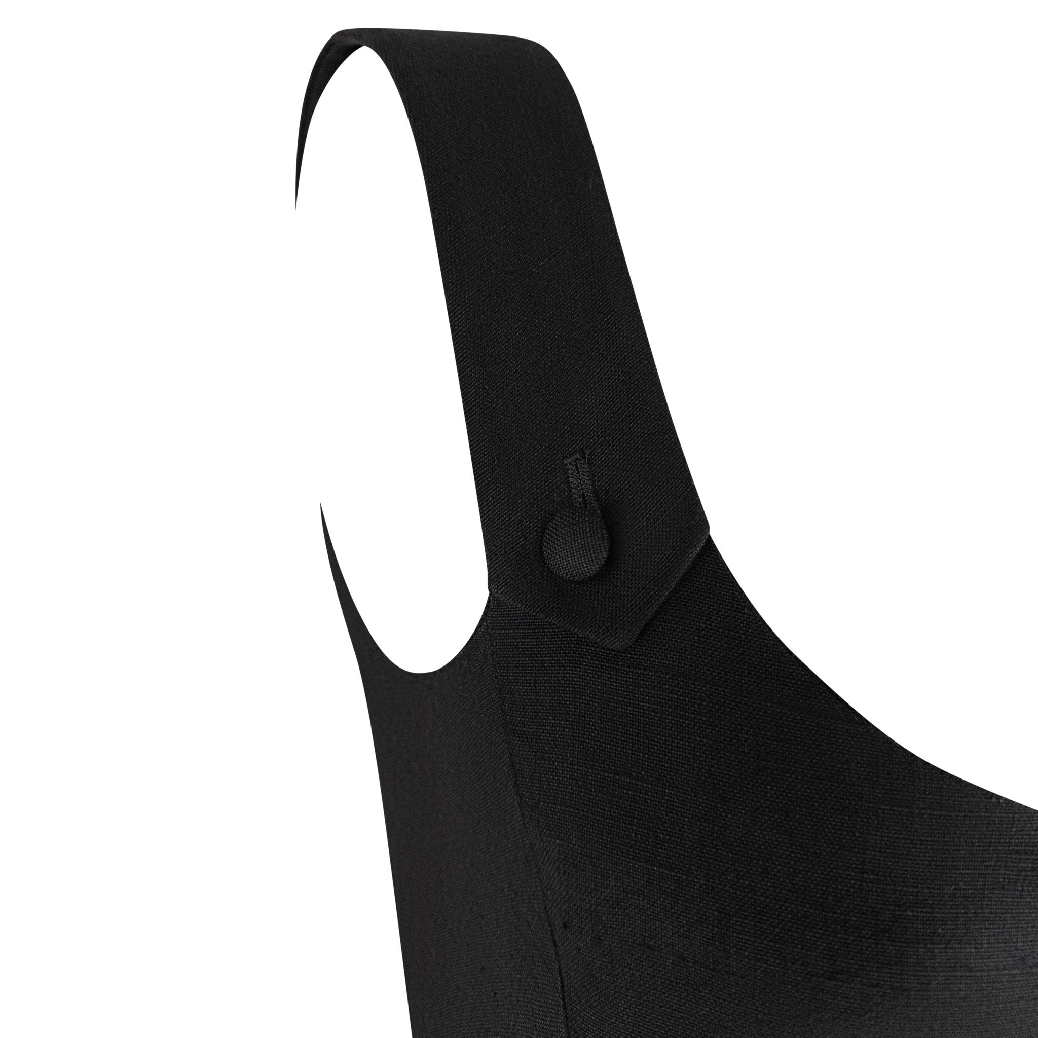 S/S 1999 John Galliano Black Stretch Pleated Sleeveless Pencil Dress - RealList