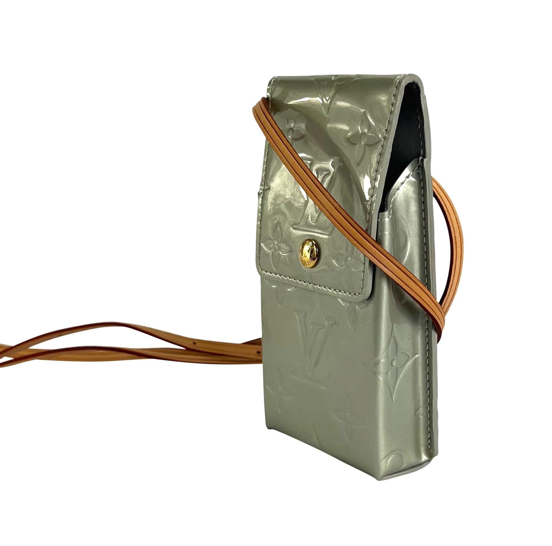 S/S 1999 Louis Vuitton by Marc Jacobs Patent Leather Mint Green Crossbody - RealList