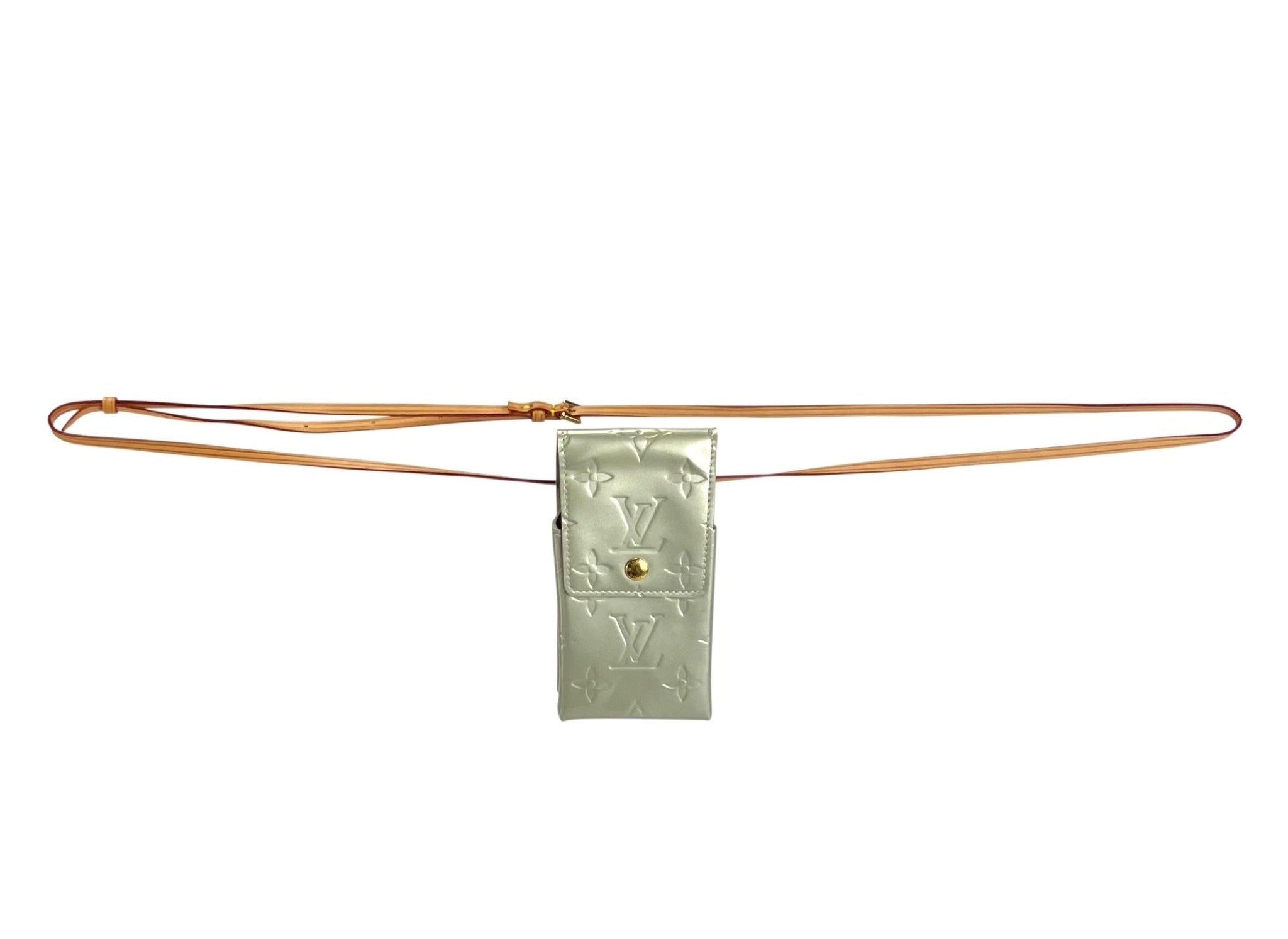 S/S 1999 Louis Vuitton by Marc Jacobs Patent Leather Mint Green Crossbody - RealList