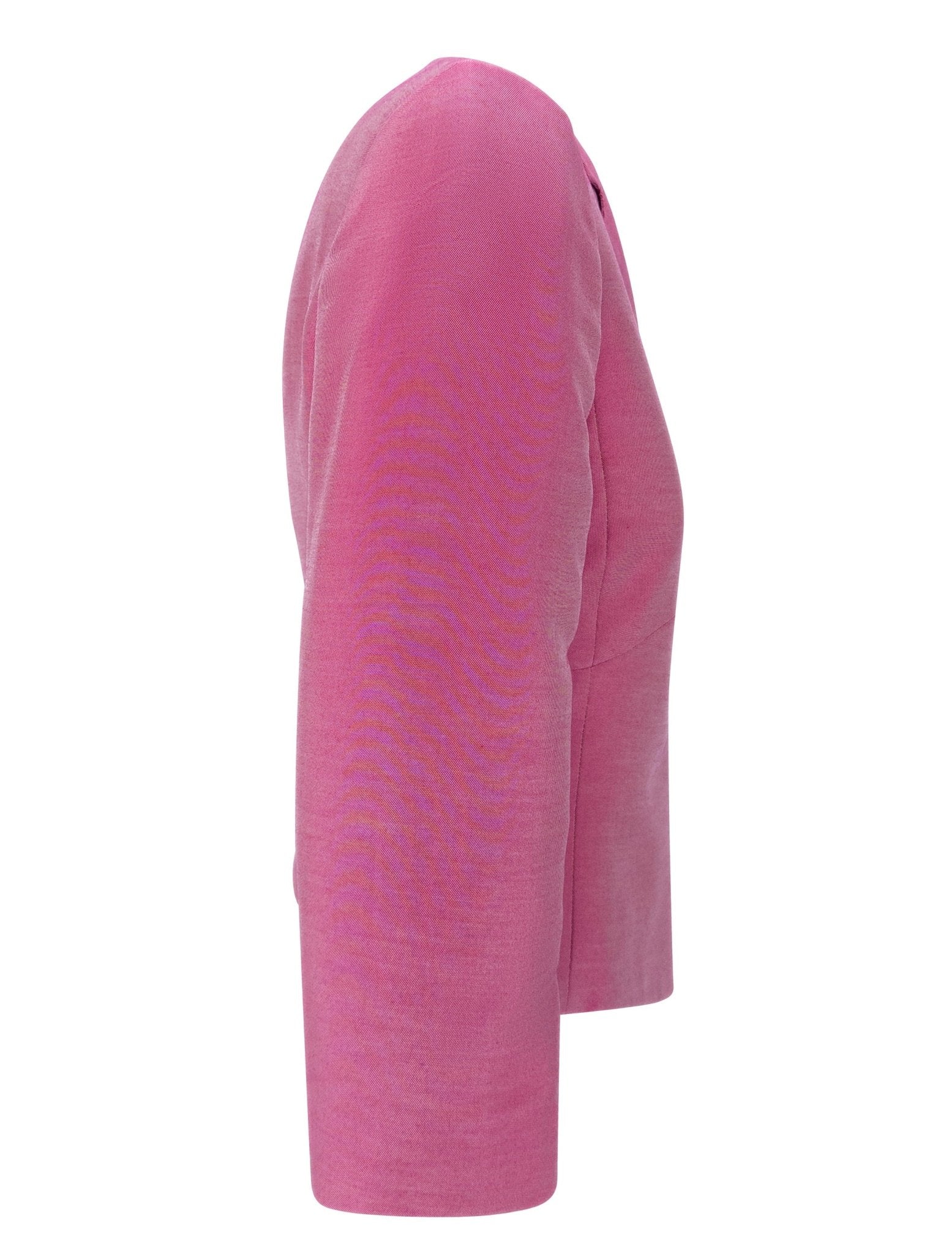 S/S 2000 Giorgio Armani Ad Campaign Iridescent Pink Cropped Blazer Jacket - RealList