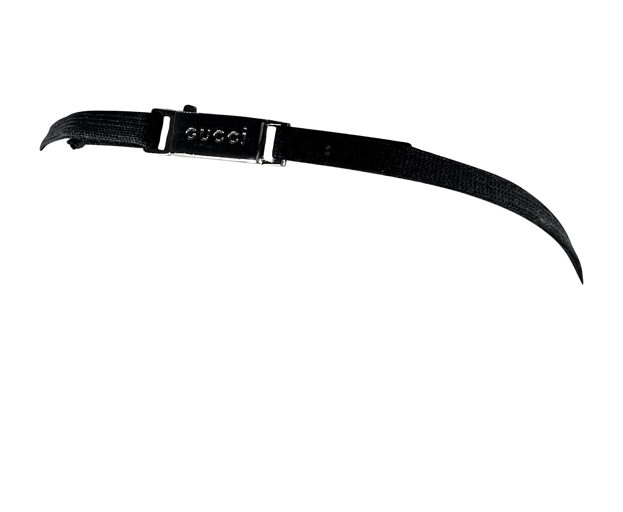 S/S 2000 Gucci by Tom Ford Black Ribbed Bodycon Halter Neck Dress - RealList