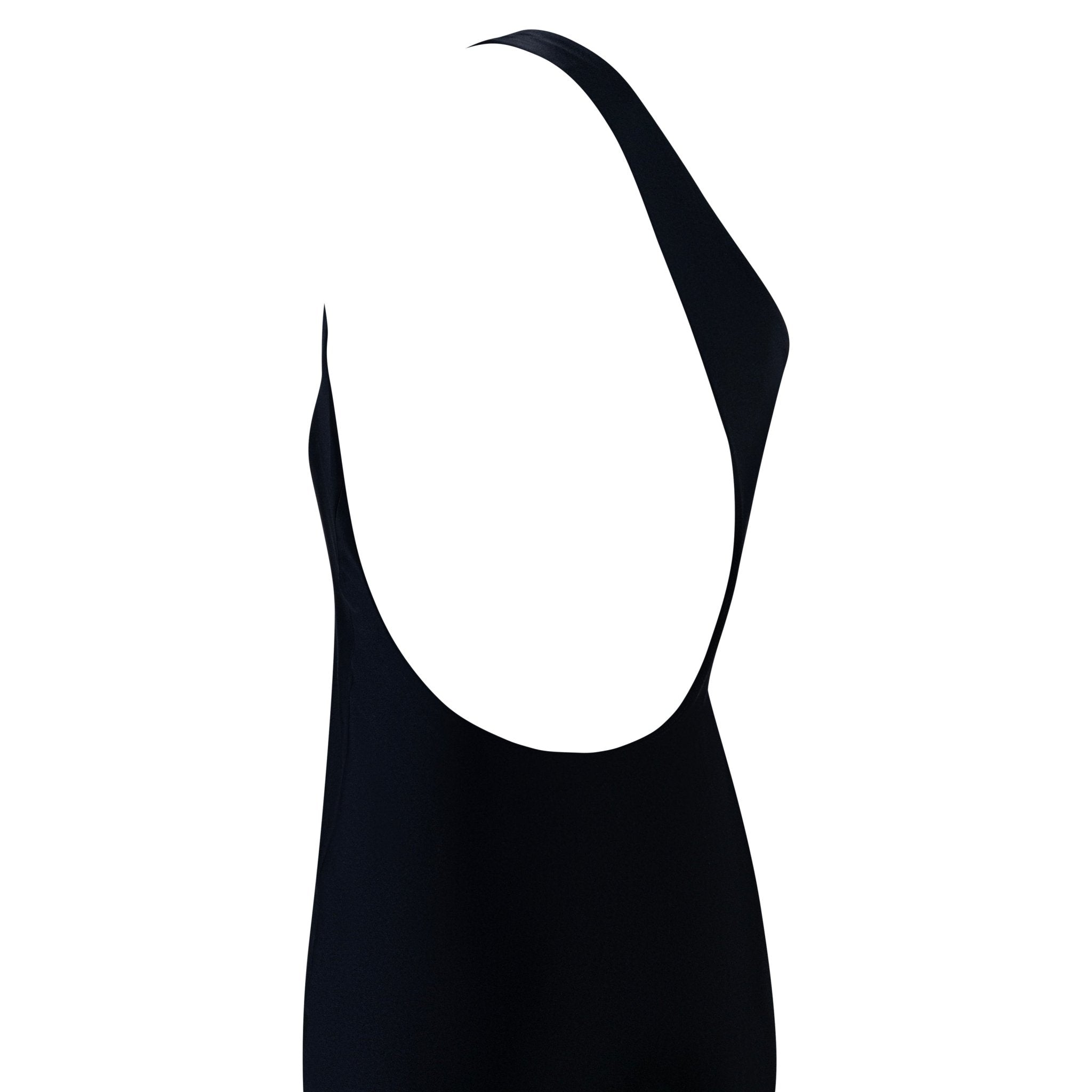 S/S 2000 Gucci by Tom Ford Black Silk Satin Asymmetric Cutout Backless Gown - RealList
