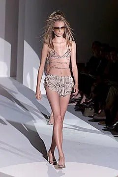 S/S 2000 Gucci by Tom Ford Runway Snake Skin Print Mini Shorts - RealList
