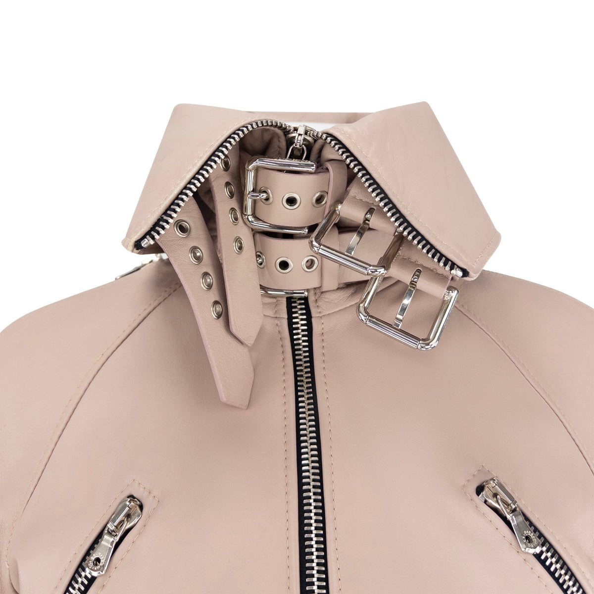 S/S 2003 Dolce & Gabbana 'Sex & Love' Bondage Buckle Lambskin Leather Jacket - RealList