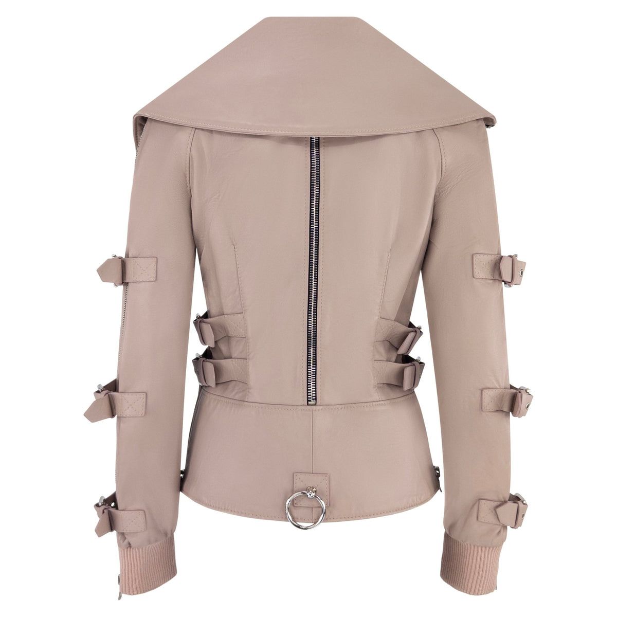 S/S 2003 Dolce & Gabbana 'Sex & Love' Bondage Buckle Lambskin Leather Jacket - RealList