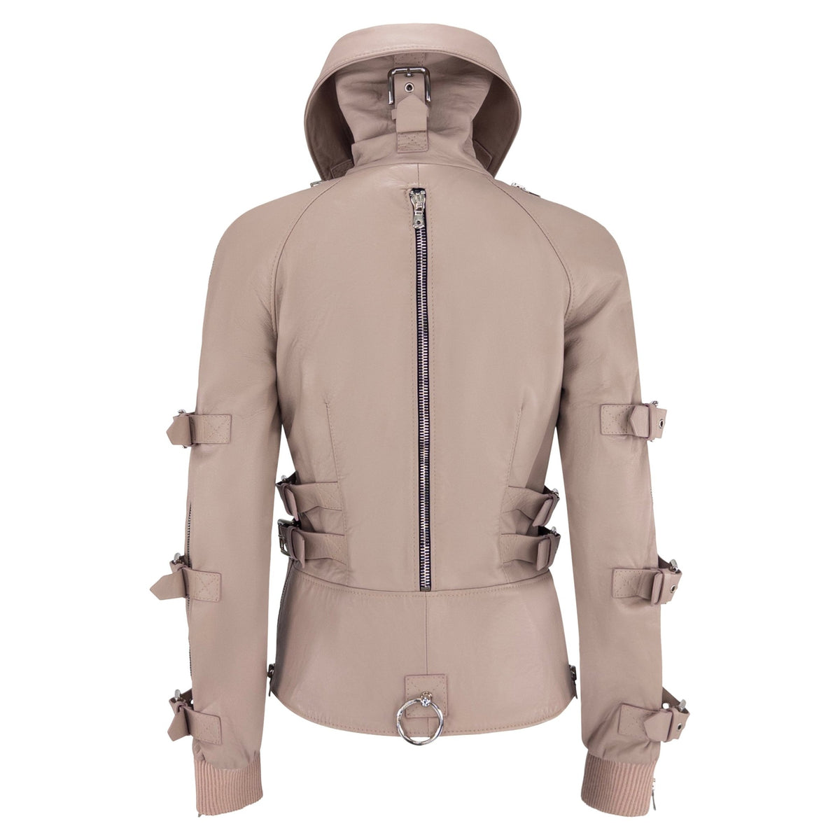 S/S 2003 Dolce & Gabbana 'Sex & Love' Bondage Buckle Lambskin Leather Jacket - RealList