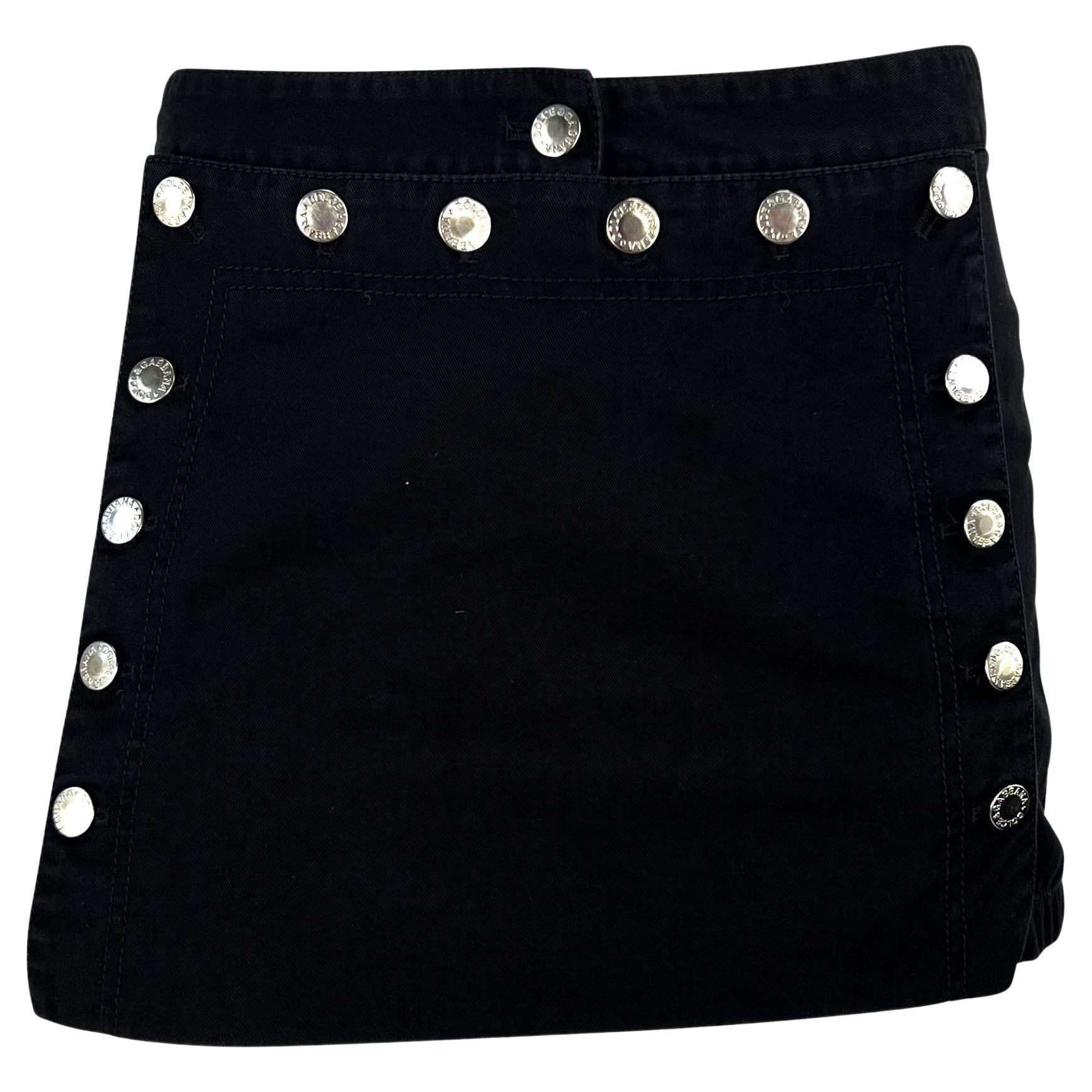 S/S 2003 Dolce & Gabbana 'Sex & Love' Flap Front Lace Up Mini Skirt - RealList