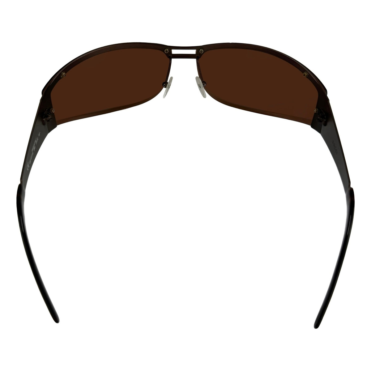 S/S 2003 Gucci by Tom Ford Ad Matte Brown Metal Frame Wrap Sunglasses - RealList