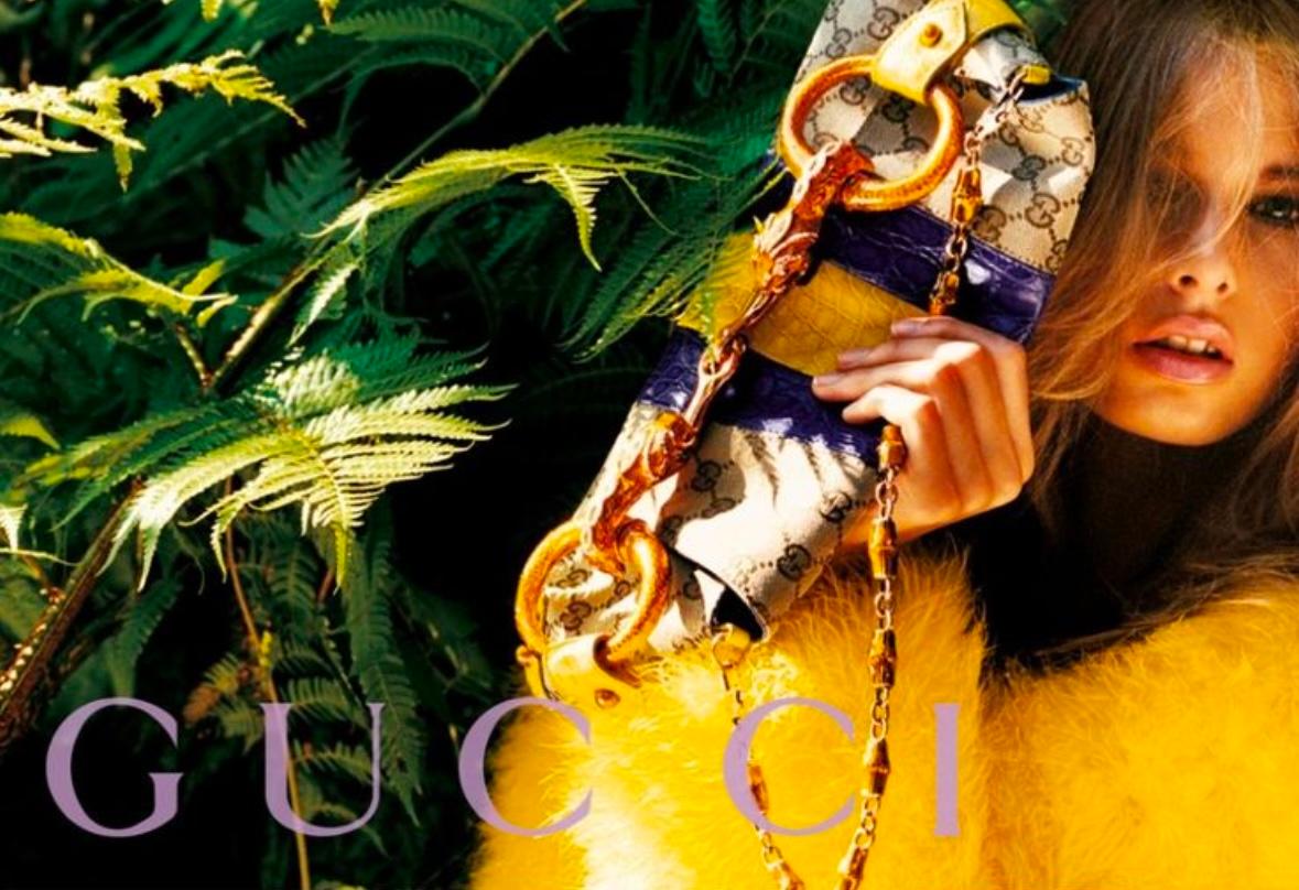 S/S 2004 Gucci by Tom Ford Yellow Alligator Serpent Horsebit Small Shoulder Bag - RealList