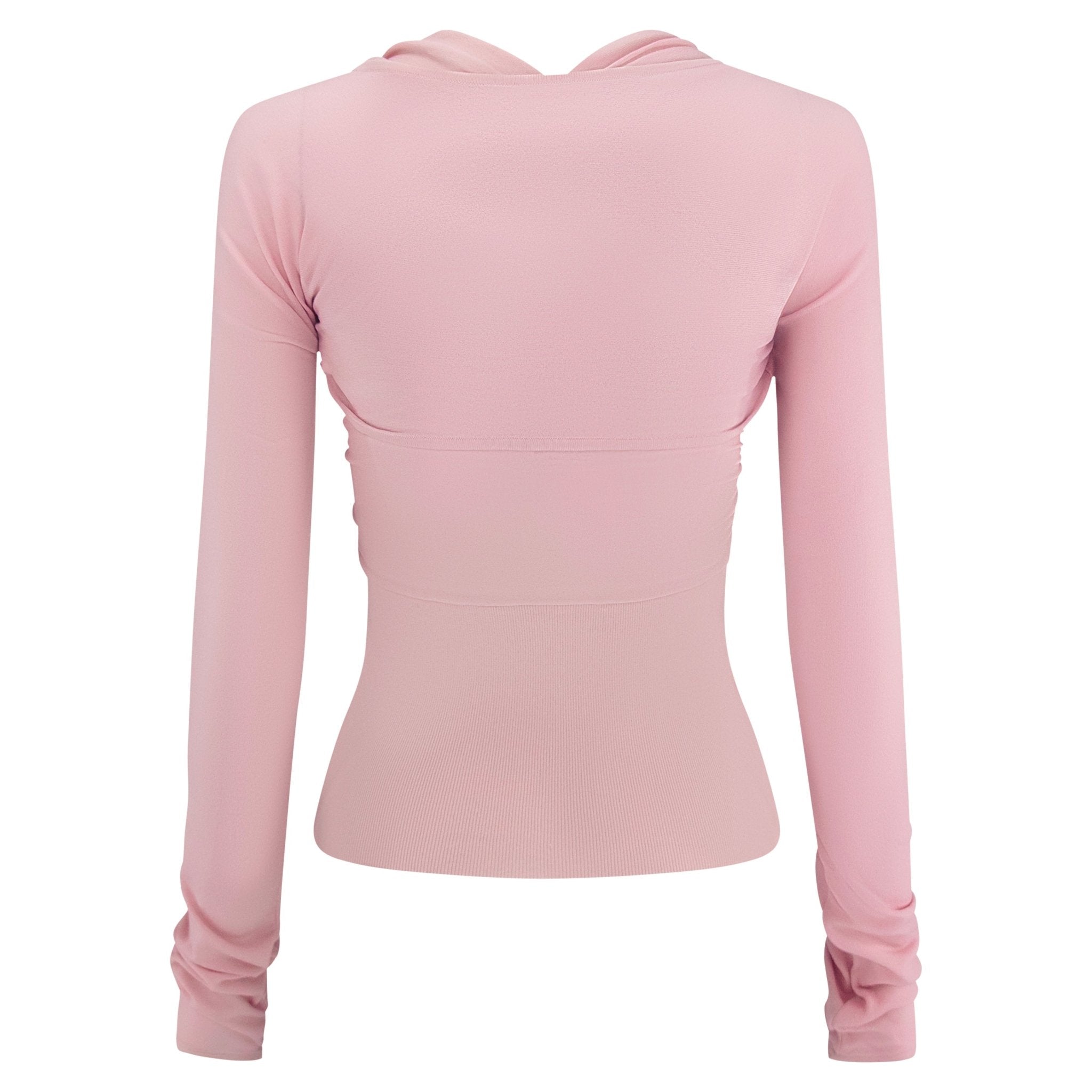 S/S 2004 Valentino Garavani Pink Bodycon Knit Tank Shrug Sweater Set - RealList