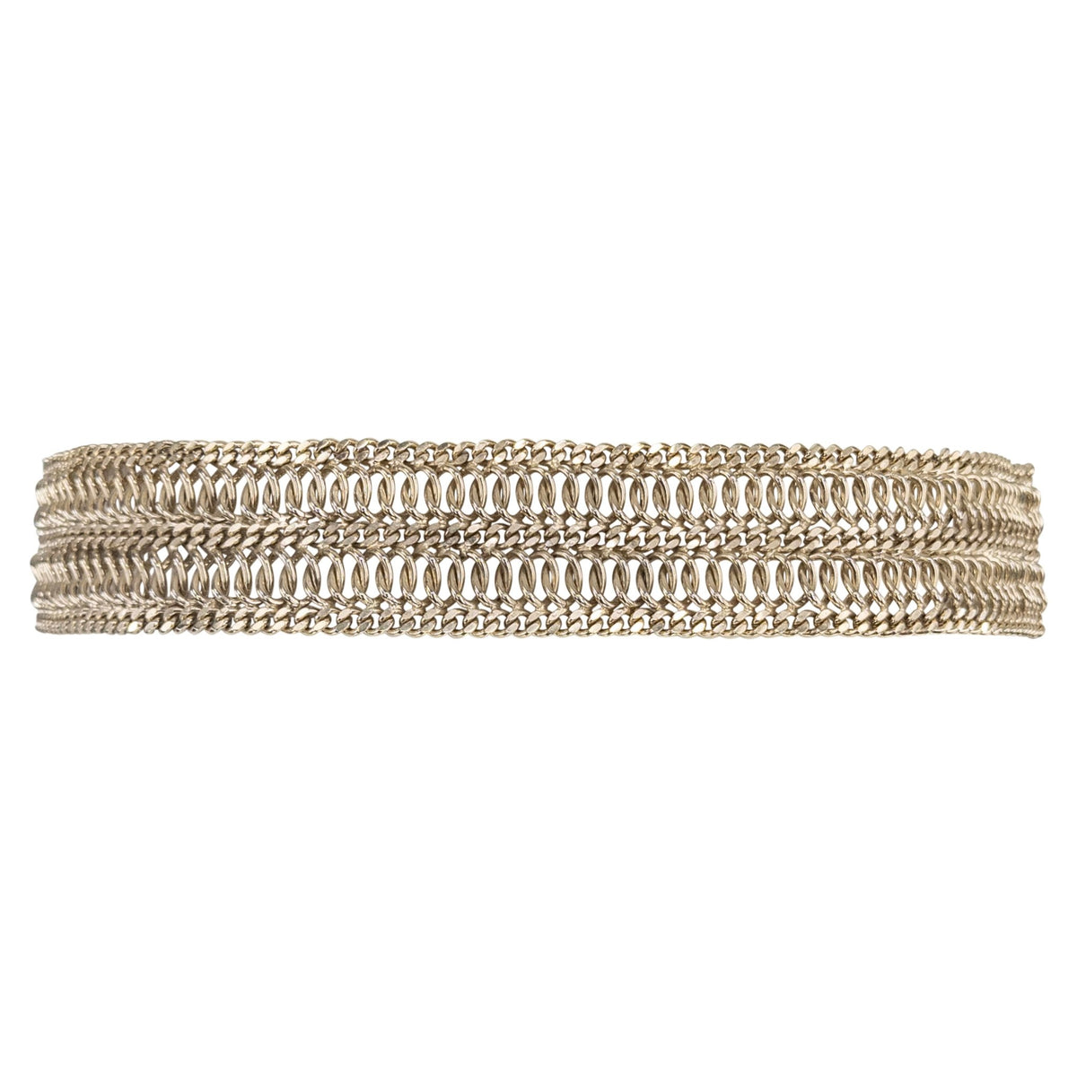 S/S 2005 Versace by Donatella Oversized Medusa Medallion Metal Chain Belt - RealList