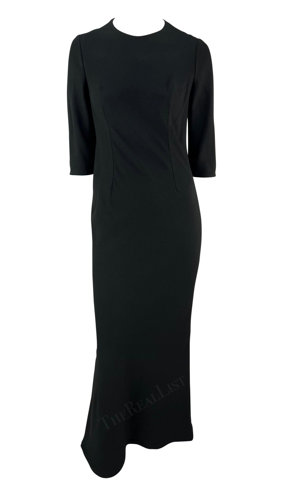 S/S 2006 Christian Dior Haute Couture by Galliano Black Dress Gold Jacket Set - RealList